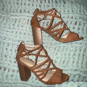 Brash brown heels